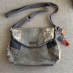 Sakroots Multicolor Crossbody Bag with Tassels